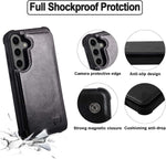 VANAVAGY Galaxy S24 case showing RFID blocking card slots