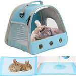 Small Animal Travel Carrier with Absorbent Pad Set, Pee Pad with Leak-Proof Quick-Dry Design for Guinea Pig,Portable Bearded Dragon Bag for Sugar Glider,Hedgehog,Rat,Bunny,Rat - Image 6