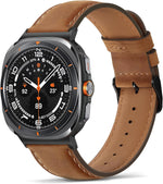 Tasikar leather strap for Samsung Galaxy Watch Ultra front view