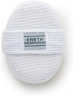 Earth Therapeutics Loofah Waffle Puff Sponge showing texture and hand strap
