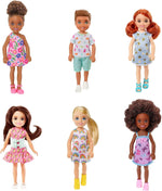 Barbie Chelsea Doll (Blonde) Wearing Rainbow-Print Dress and Yellow Shoes, Toy for Kids Ages 3 Years Old & Up - Image 9
