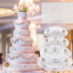 Marsui white support rods and clear stacking dowels