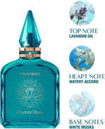 Charlotte Tilbury Calm Bliss perfume bottle with luxury packaging