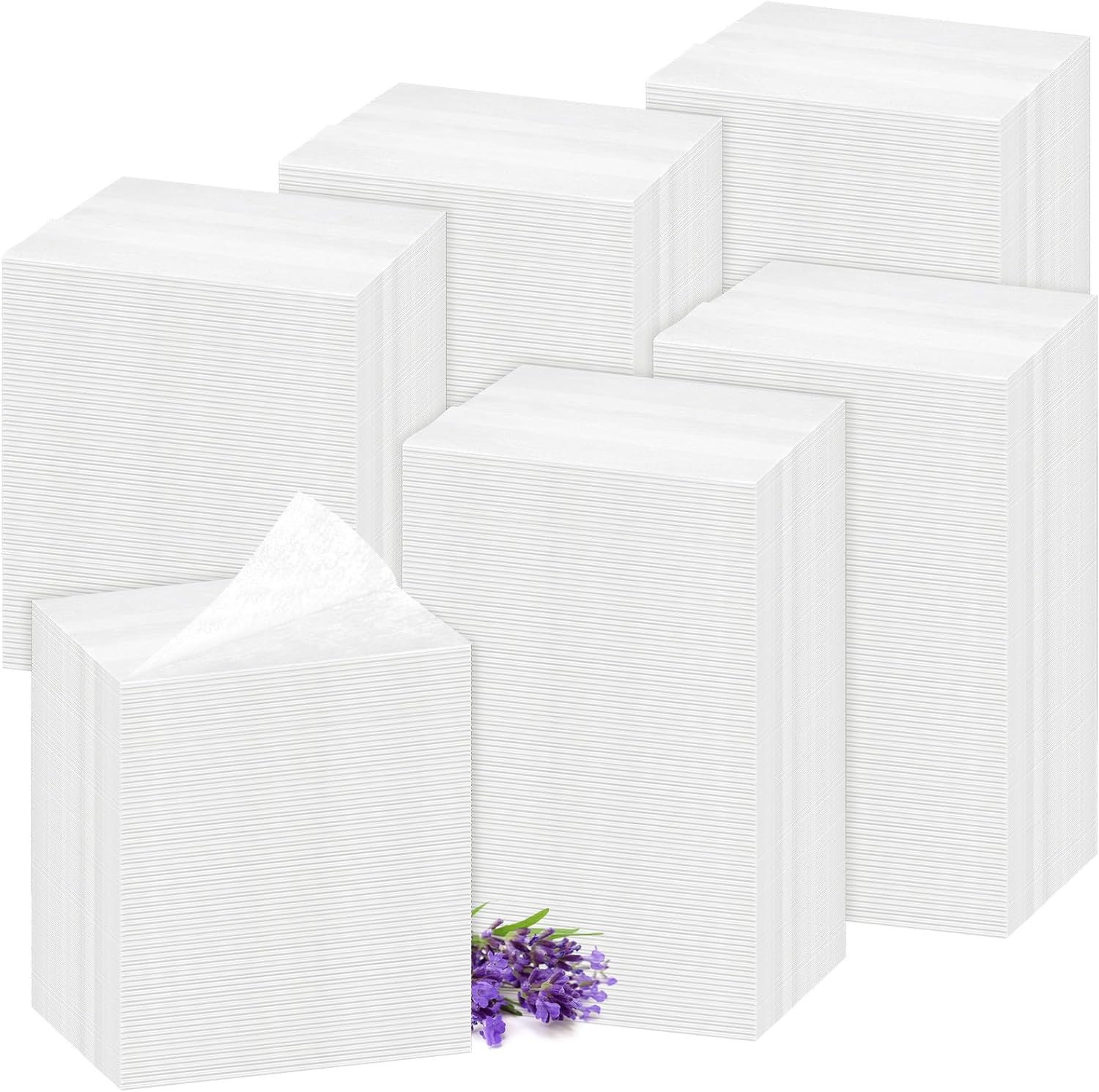 Heigble fabric softener dryer sheets 600 count bulk box front view showing lavender scent branding