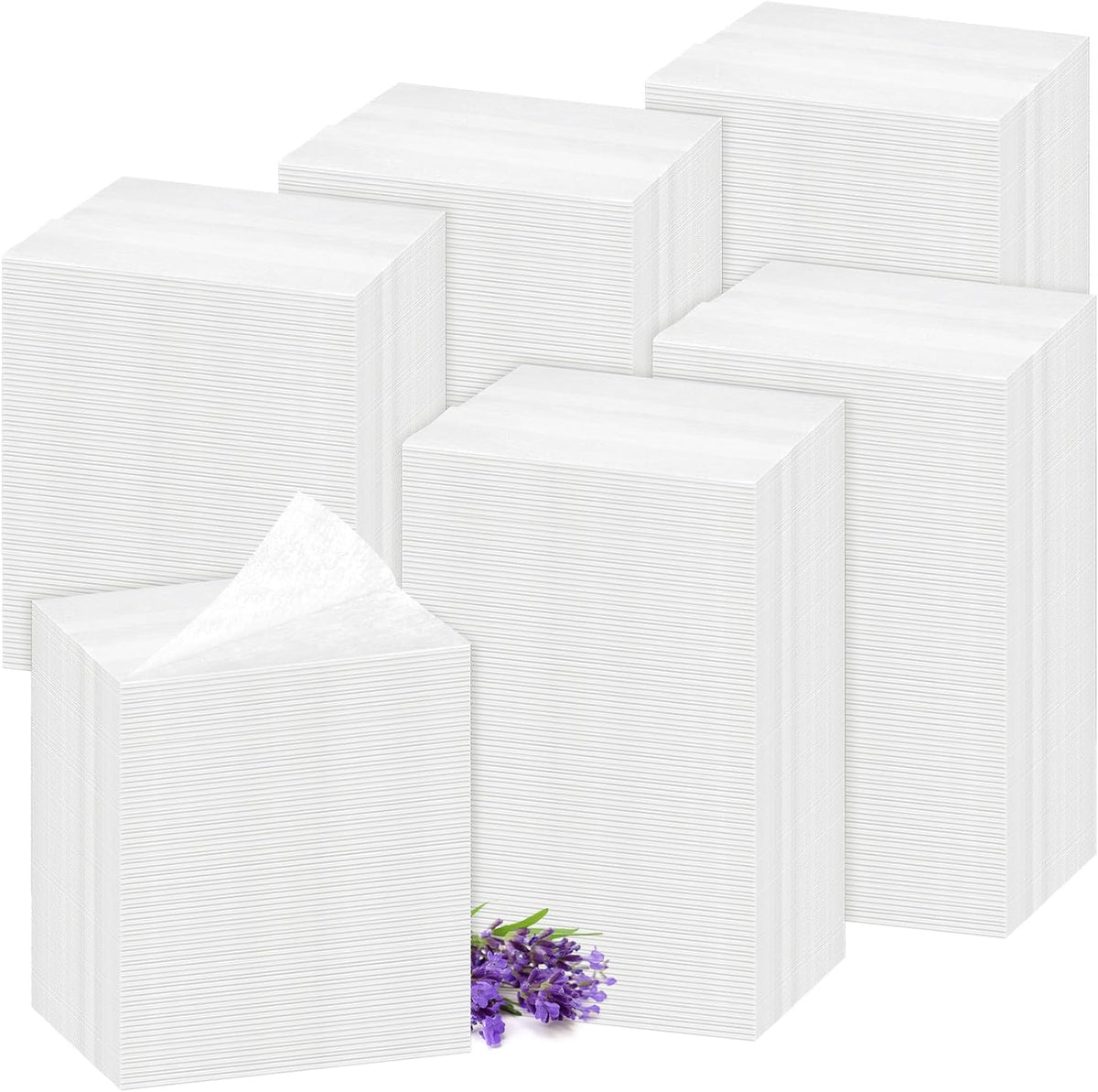 Heigble fabric softener dryer sheets 600 count bulk box front view showing lavender scent branding
