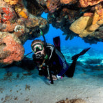 TUSA SP-0101 Hyperdry Elite II Scuba Diving Snorkel purge chamber angle