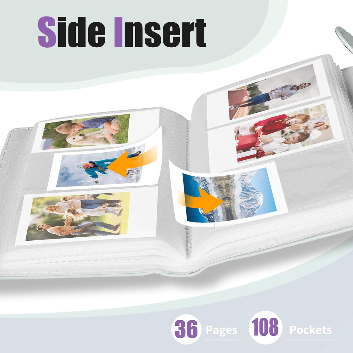 Riosin photocard album buckle closure detail