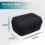 Canboc black camera case top zipper detail
