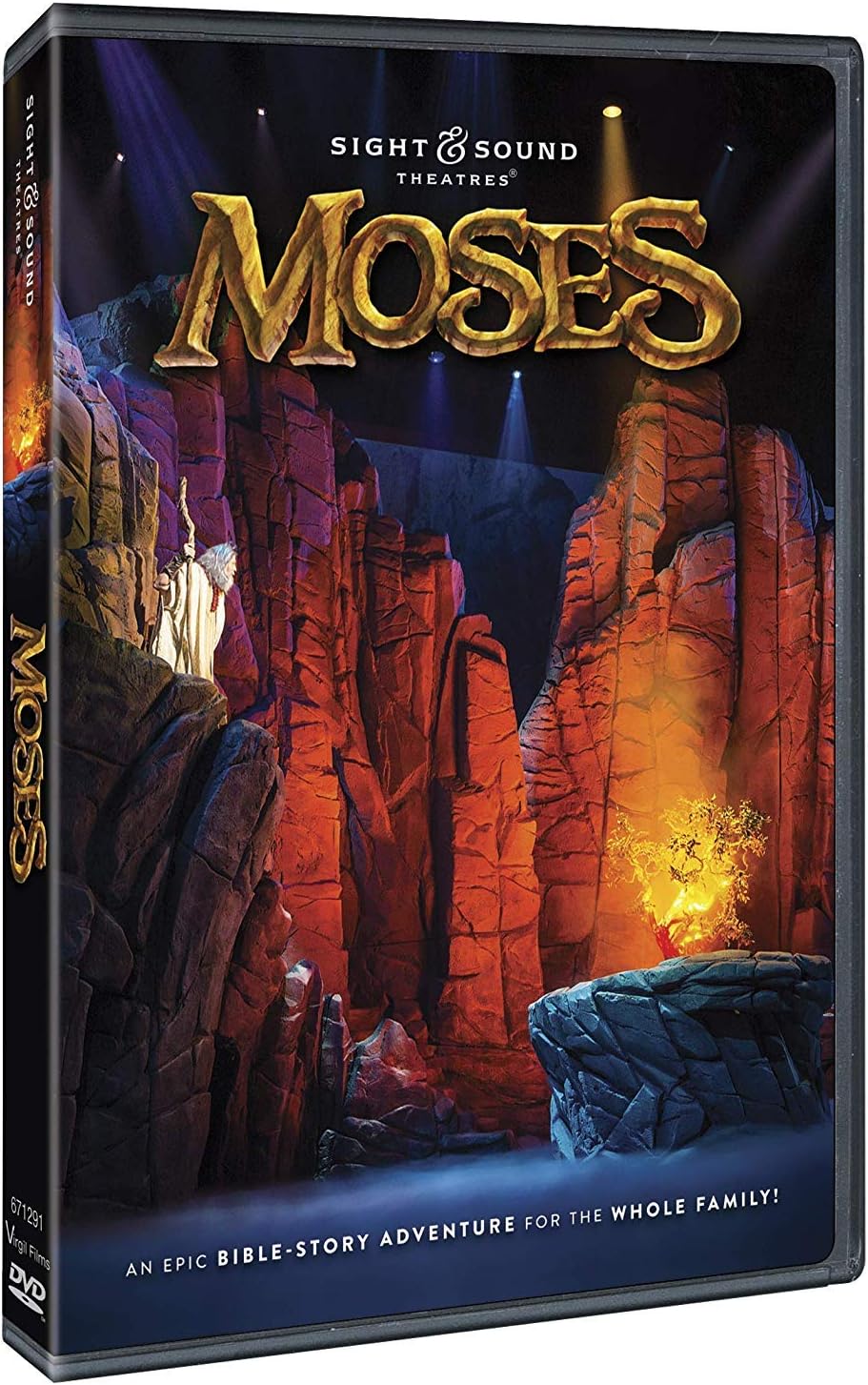 Sight And Sound Theatres Moses DVD front view entertainment