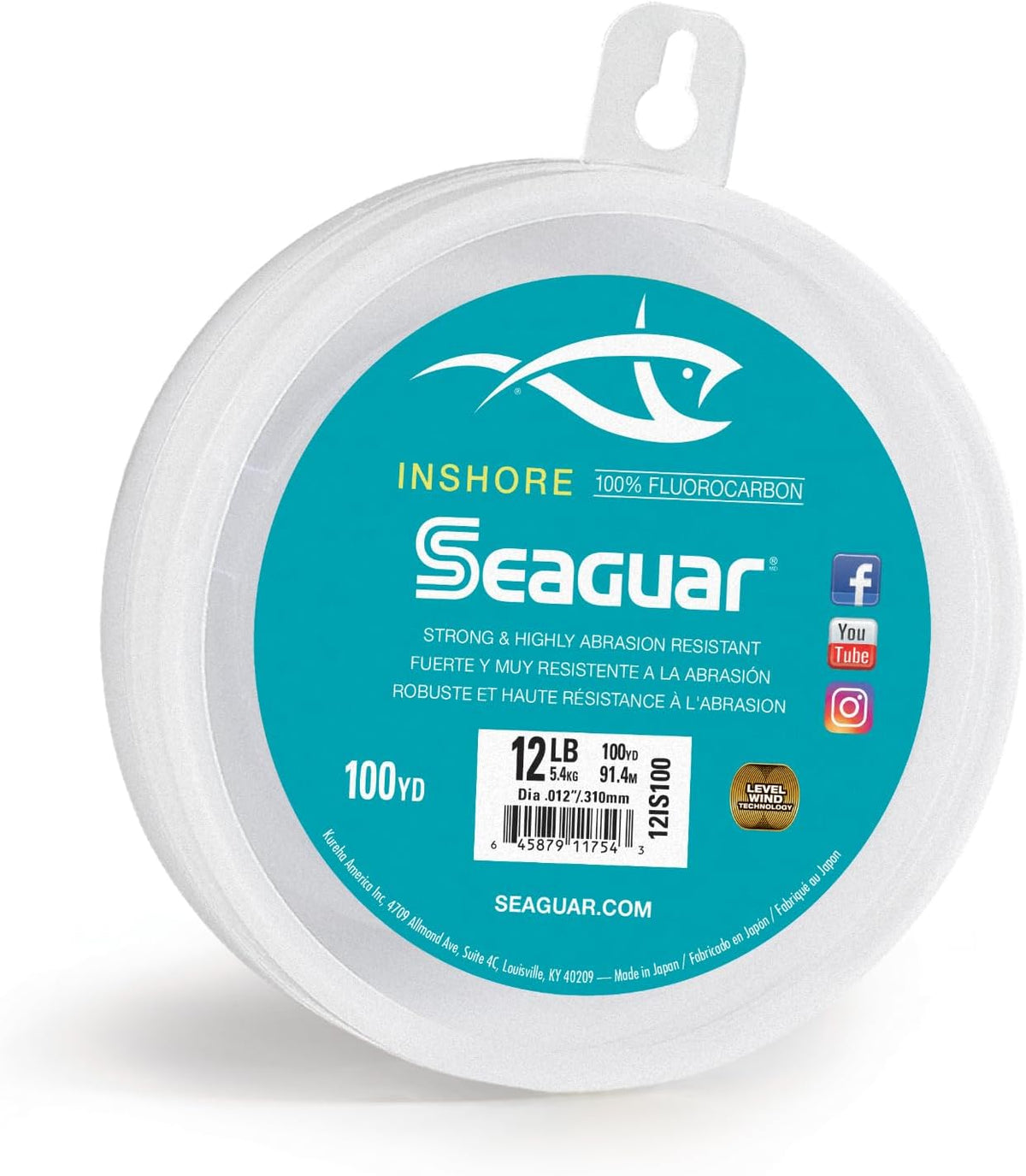 Seaguar Inshore Fluorocarbon Leader ready for saltwater fishing