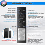 Buclhoz stage lighting device with remote control and USB cable
