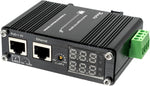 Hardened Industrial Gigabit PoE++ Injector 12-48VDC Input with DIN-Rail and Wall Mount Connecting The IEEE 802.3 bt PoE Device (95W) - Image 9