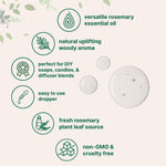Micro Ingredients Rosemary Essential Oil packaging label details