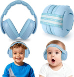 Cumunebula 2-in-1 baby ear muffs front view