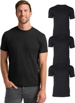True Classic men t-shirt front view black