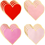 Winoo Design heart shaped disposable napkins front view
