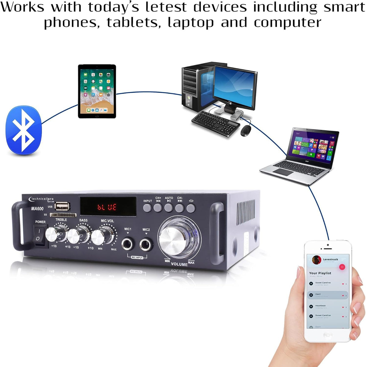 Technical Pro stereo receiver rotary control knobs