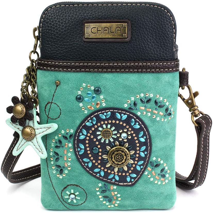 CHALA Dazzled Cell Phone Crossbody Purse-Women PU Leather Multicolor Handbag with Adjustable Strap - Image 10