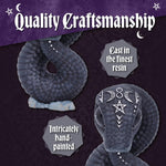 Nemesis Now Ouroboros serpent statue side profile showing tail biting symbol and coiling form