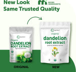 Micro Ingredients dandelion root powder supplement nutritional facts label