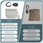 One handed operation of WALLFID magnetic silicone pet treat holder during training