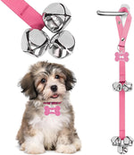 2 Pack Dog Door Bells Dog Doorbell to go Outside Puppy Train Bell for Dogs to Ring to go Potty Puppy Toilet Training Bell Jingle Bells for Door Knob Girl Puppy Essentials Accessories (Pink) - Image 15