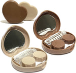Howinn Heart Contact Lens Case Travel Kit front view