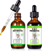 Immal 3 in 1 probiotics for cats front view bottle
