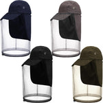 Bunnycool 4 piece mosquito net hat set front view