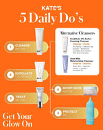 Kate Somerville alpha hydroxy acid facial scrub skincare routine essential