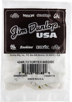 Side profile of Jim Dunlop guitar pick showing gauge thickness