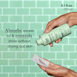 Rael clarifying toner highlighting the succinic acid and vitamin b5 formulation.