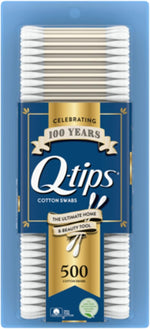 Q-tips cotton swabs 500 count box lifestyle and multi-use