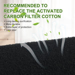 Installing a replacement carbon filter into a hooded litter box vent