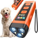 Xifrus ultrasonic dog bark deterrent device front view with color display