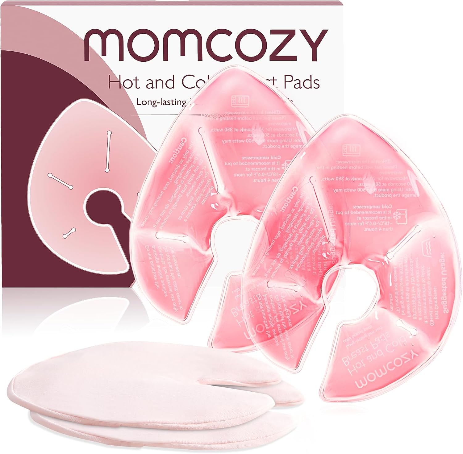 Momcozy Larger Breast Therapy Packs front view