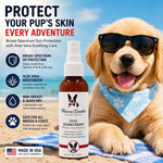 Warren London puppy sun protection mist packaging back details