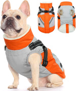 FUAMEY Dog Winter Jackets for Small Dogs,Dog Coat with Harness Built in,Waterproof Dogs Snowsuits Warm Pet Jacket Zip Up Fleece Cold Weather Coats Reflective Puppy Vest with Pocket Green XS - Image 11