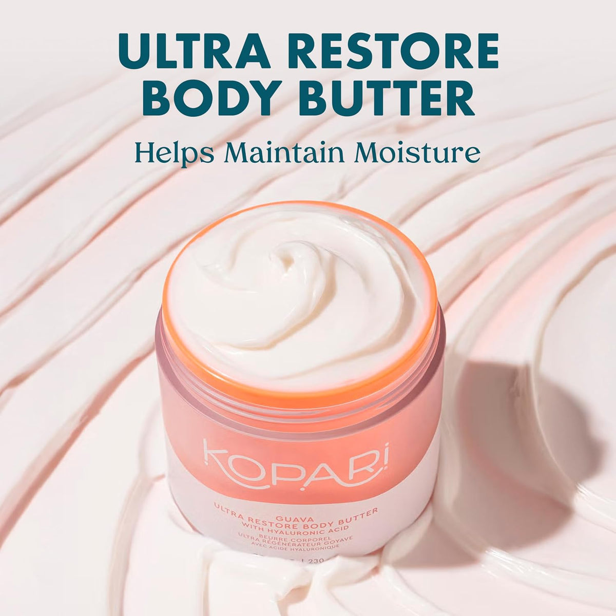 Kopari whipped body butter texture showcase