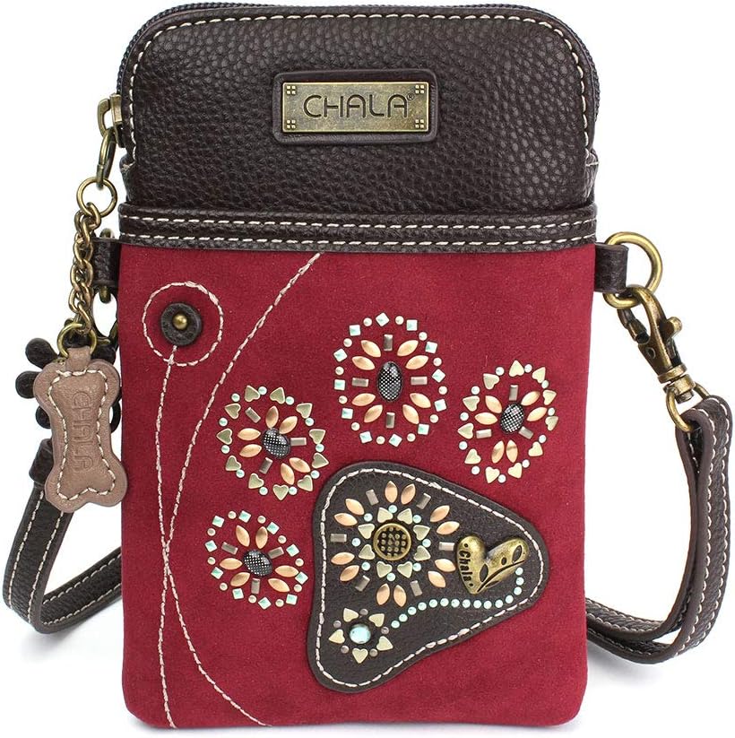 CHALA Dazzled Cell Phone Crossbody Purse-Women PU Leather Multicolor Handbag with Adjustable Strap - Image 9