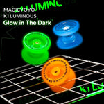 MAGICYOYO K1 Plus Glow in the Dark Green YoYo side profile