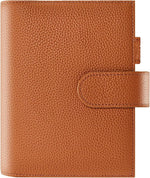 Genuine Leather Cover for A6 Notebooks, Fits Hobonichi Techo Original,Midori MD Planners, Leuchtturm1917 and Stalogy with Pen Loop, Card Slots, Side Pockets, Back Pocket and Bookmarks (Pink) - Image 9