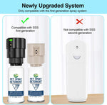 Motion activated pet deterrent device replacement canister for boundary control.