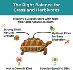 High fiber multivitamin powder for tortoises label details