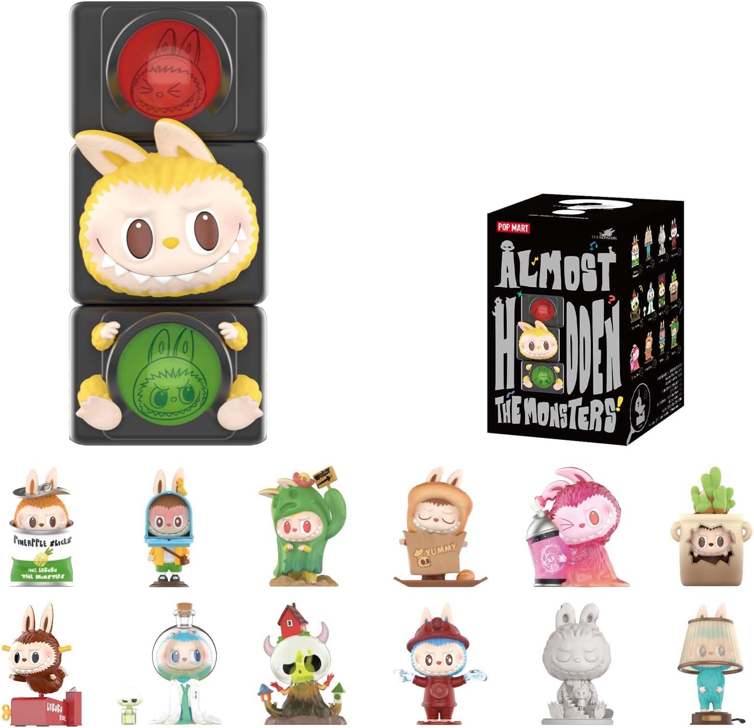 Pop Mart The Monsters Almost Hidden Series blind box front view