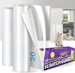 JINVOGREEN Cat Scratch Furniture Protector, 196.8" x 11.8" Couch Protector from Cat Claws, Thickened Transparent Self-Adhesive Furniture Protectors for Couch Protection from Cat Scratching - Image 10