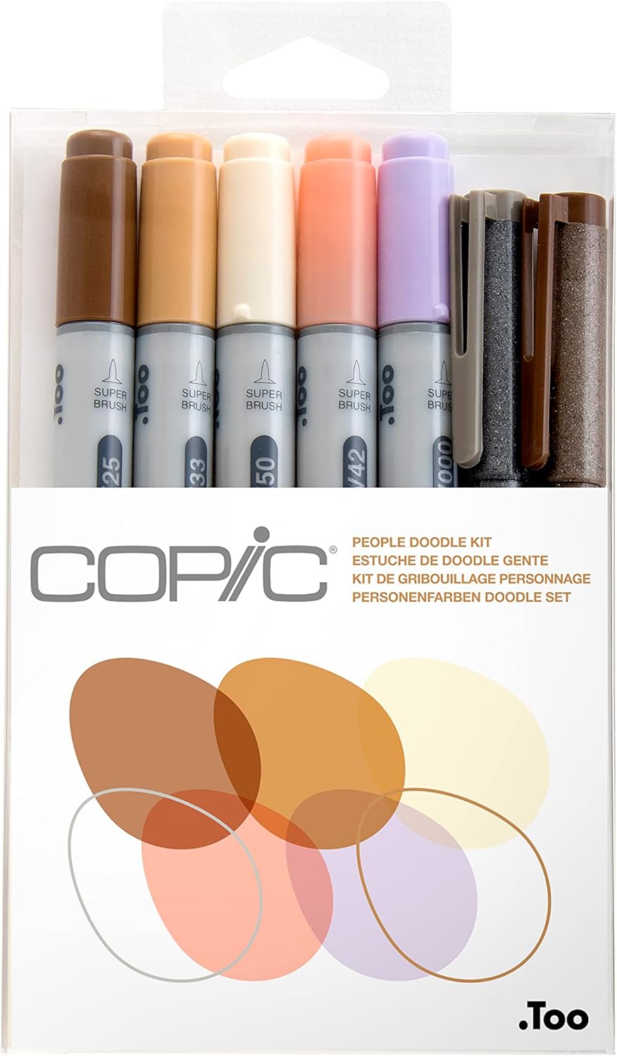 Copic Ciao People Doodle Kit front view packaging