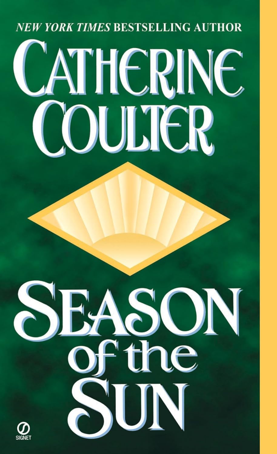Catherine Coulter Season of the Sun book front cover view historical romance novel