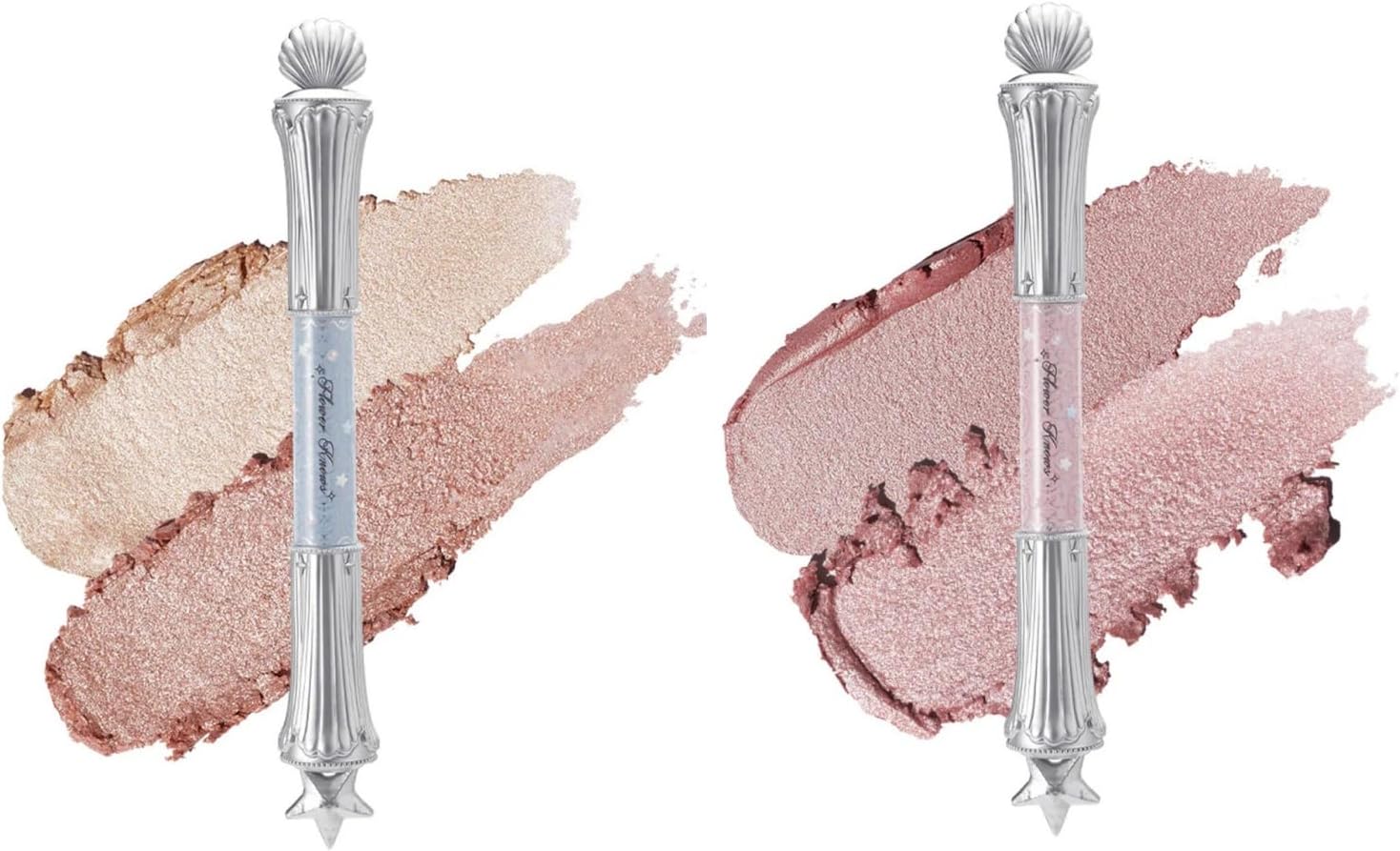 Flower Knows Shells Jewel Under Eye Highlighter Stick front view highlighting pencil