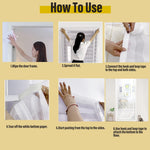Double zipper closure system on pet screen door